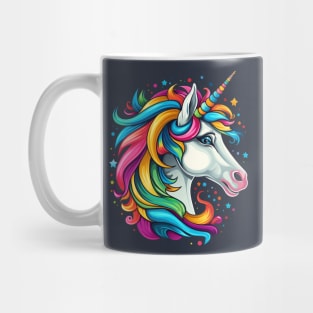 Rainbow Unicorn Cartoon Mug